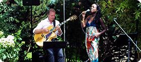 Jazz Duo Gesang Alexia Gardner, Gitarre Beat Baumli